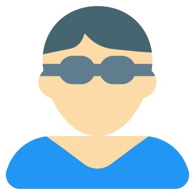 Kısmen kısa saçlı ve gözlüklü genç erkek avatar