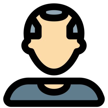 Saçları dökülen yaşlı adam avatarı