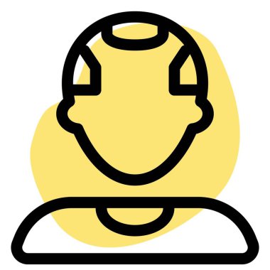 Saçları dökülen yaşlı adam avatarı