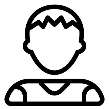 Tuhaf saç kesimi olan genç bir Avatar.