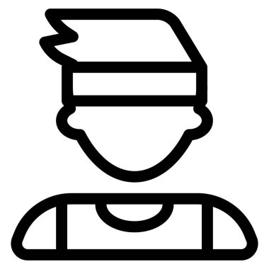 Saç bandı takan genç Avatar