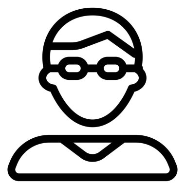 Kısa kenarlı kısmen saç stili olan genç adam avatarı