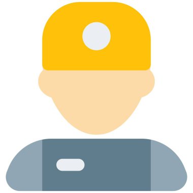 İnşaat alanında çalışan bir inşaatçının Avatar 'ı.