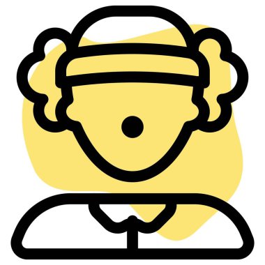 Sirk palyaçosunun profesyonel avatarı.