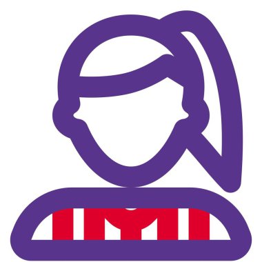 Kadın futbol hakemi.