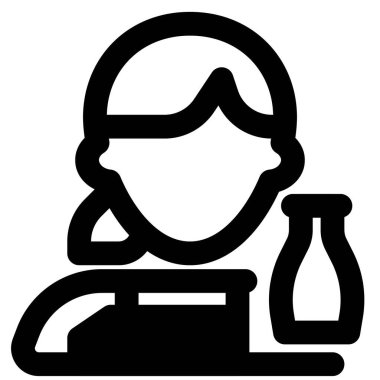 Güzel tencereler yapan kadın çömlekçi.