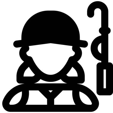 Olta kamışı takan balıkçı kadın.