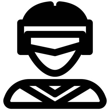 Genç hokey oyuncusu koruyucu başlık takıyor.