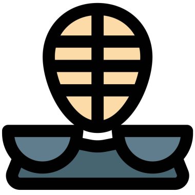 Koruyucu zırh giyen Kendo uygulayıcısı