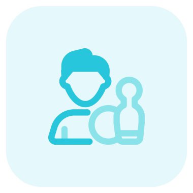 Top ve raptiyeli erkek tenpinçi