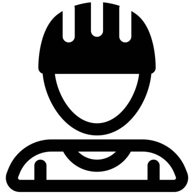 Koruyucu kask takan erkek bisikletçi.