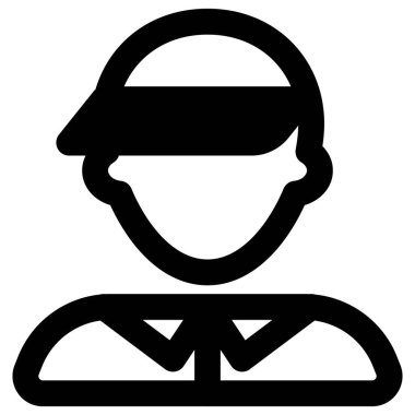 Güneşlik takan erkek golfçü