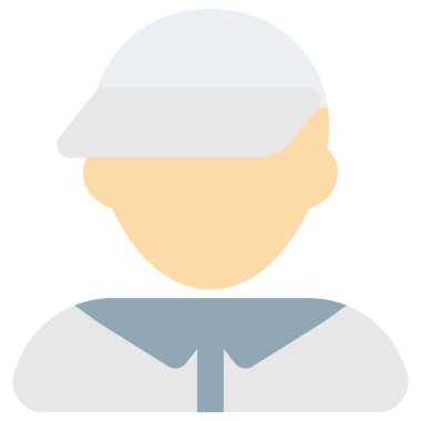 Güneşlik takan erkek golfçü