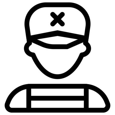 Erkek mekanik avatar şapka takıyor