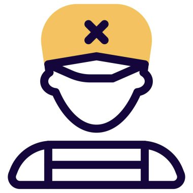 Erkek mekanik avatar şapka takıyor