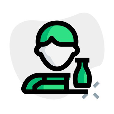 Erkek çömlekçi güzel tencereler yapıyor profesyonel avatar.