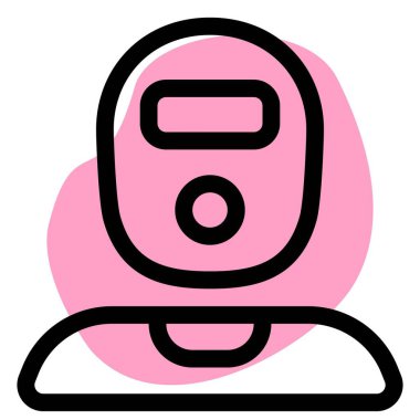 Yüz maskesi takan soyguncu avatarı