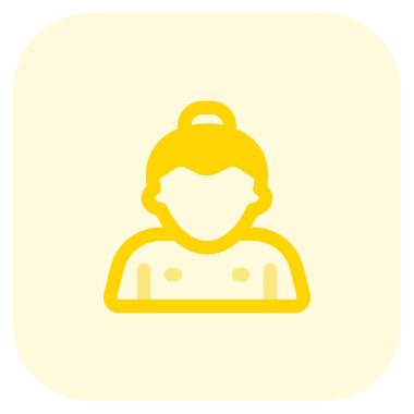 Topuz şeklinde saç stili Sumo güreşçisi