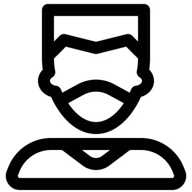 Düz saçlı, maskeli bir çocuk..