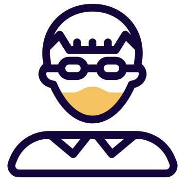 Saç örgülü ve maskeli çocuk.