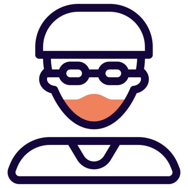 Korunmak için maske takan inek çocuk..