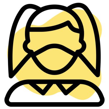 Maskeli iki midilli kız..