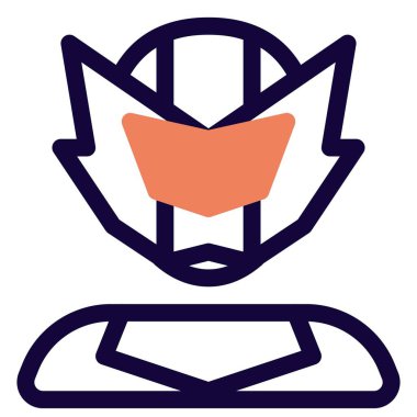 Zırh giyen Endonezyalı komedyen Bima.