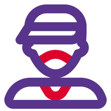 Genç çocuğun spor şapkası ve maskesi var..