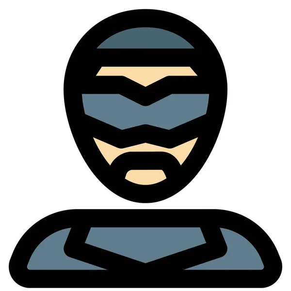 Faucon Super Héros Portant Une Armure Masque Pour Les Yeux — Image vectorielle