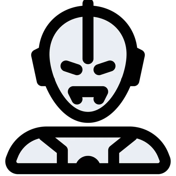 Μια Ιαπωνική Τηλεοπτική Σειρά Για Τον Υπερήρωα Ultraman — Διανυσματικό Αρχείο