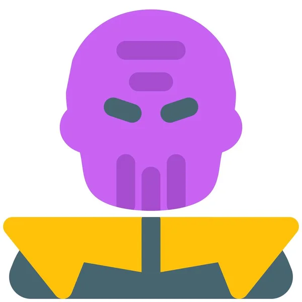 Thanos Supervilão Dos Quadrinhos Maravilha Americanos —  Vetores de Stock