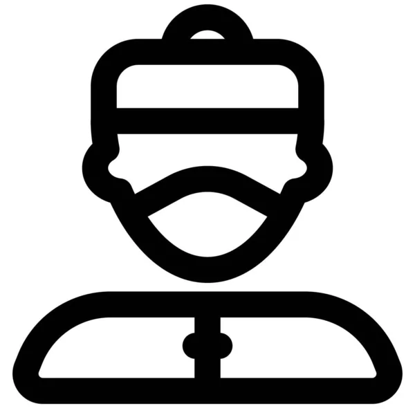 Chino Hombre Teniendo Máscara Para Protección — Archivo Imágenes Vectoriales