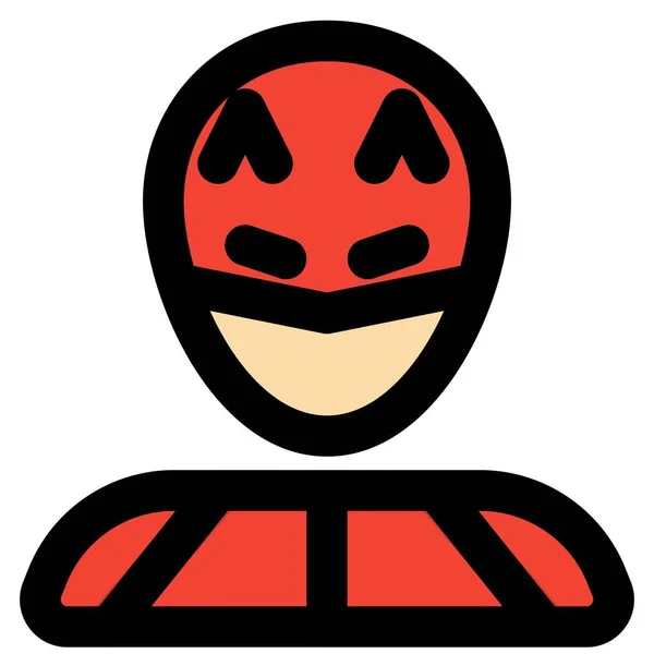 Daredevil Personaggio Superumano Cieco Nei Fumetti Meraviglia — Vettoriale Stock