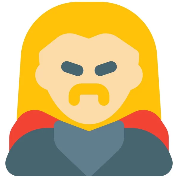 Thor Asgardský Bůh Hromu Komiksech Marvelu — Stockový vektor