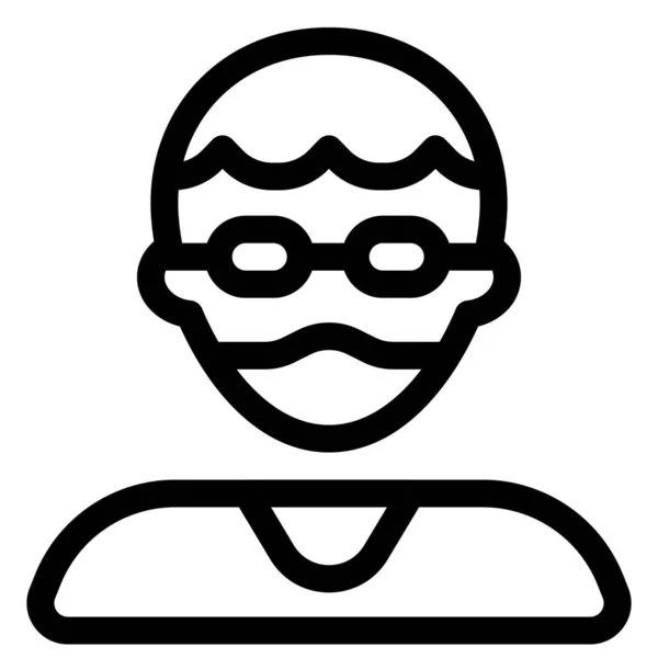 Αγόρι Περίεργο Χτένισμα Και Γυαλιά Που Φοράει Μάσκα — Διανυσματικό Αρχείο