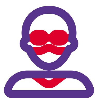 Gözlüklü kel adam koruma için maske takıyor..