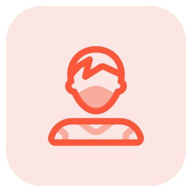 Fırfırlı ve maskeli havalı bir çocuk..