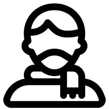 Maske takan, saçları ayrılmış bir çocuk..