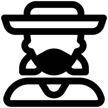 Maskeli, kayıkçı şapkalı modern bir bayan..