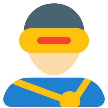 Kiklops süper insan yeteneği güçlü gözlük takıyor..