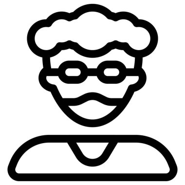 Maskeli ve gözlüklü komik saçlı çocuk..