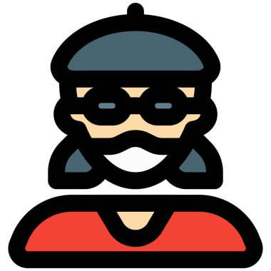 Maskeli ve at kuyruklu bereli bir kız..