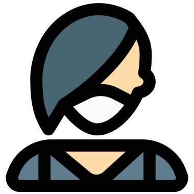 Tuhaf saçlı, maske takan kadınlar.