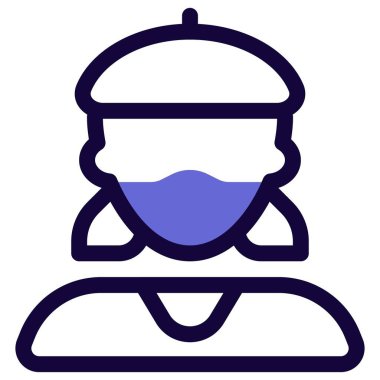 Bereli ve maskeli kız..