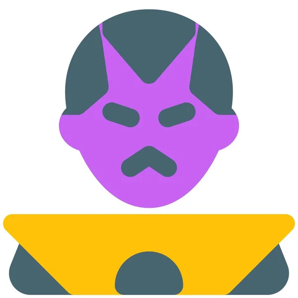 Sinestro Ένας Σούπερ Κακός Στα Κόμικς Της — Διανυσματικό Αρχείο