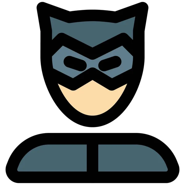 Catwoman Fictional Comic Character Universe — Stock Vector