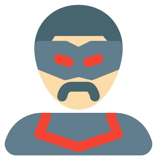 Υπερήρωας Falcon Φορώντας Πανοπλία Και Μάσκα Ματιών — Διανυσματικό Αρχείο