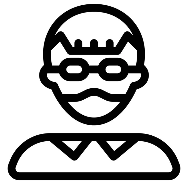 Chlapec Copánky Účes Maska — Stockový vektor