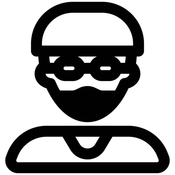 Nerd Chico Usando Una Máscara Para Protección — Archivo Imágenes Vectoriales