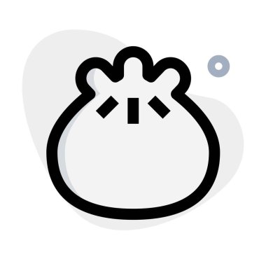 Doldurulmuş siomay ana hatları simge seti